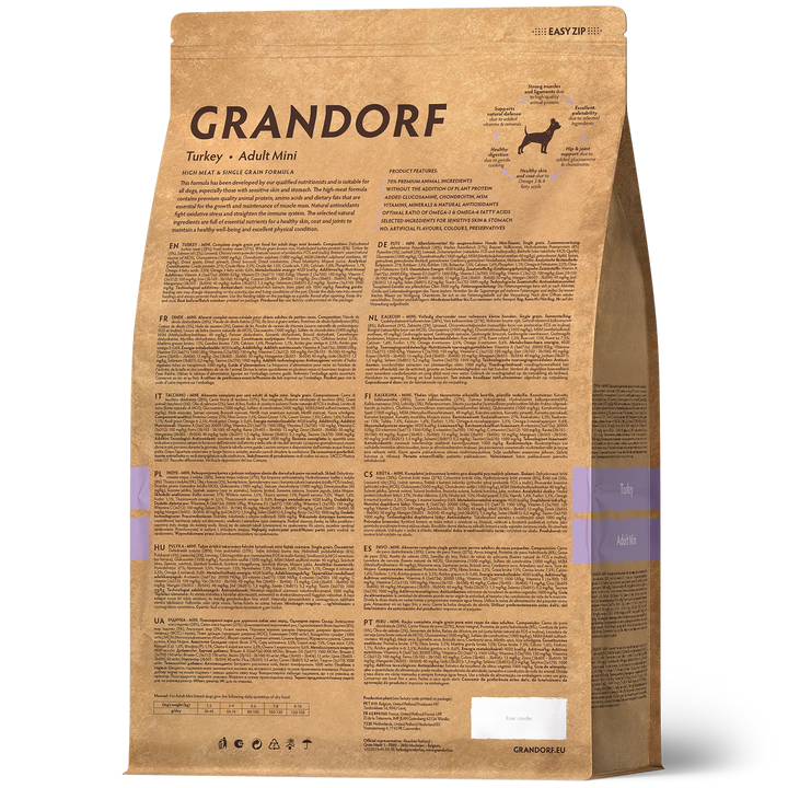 Grandorf Turkey for Small Breed Adult Dogs