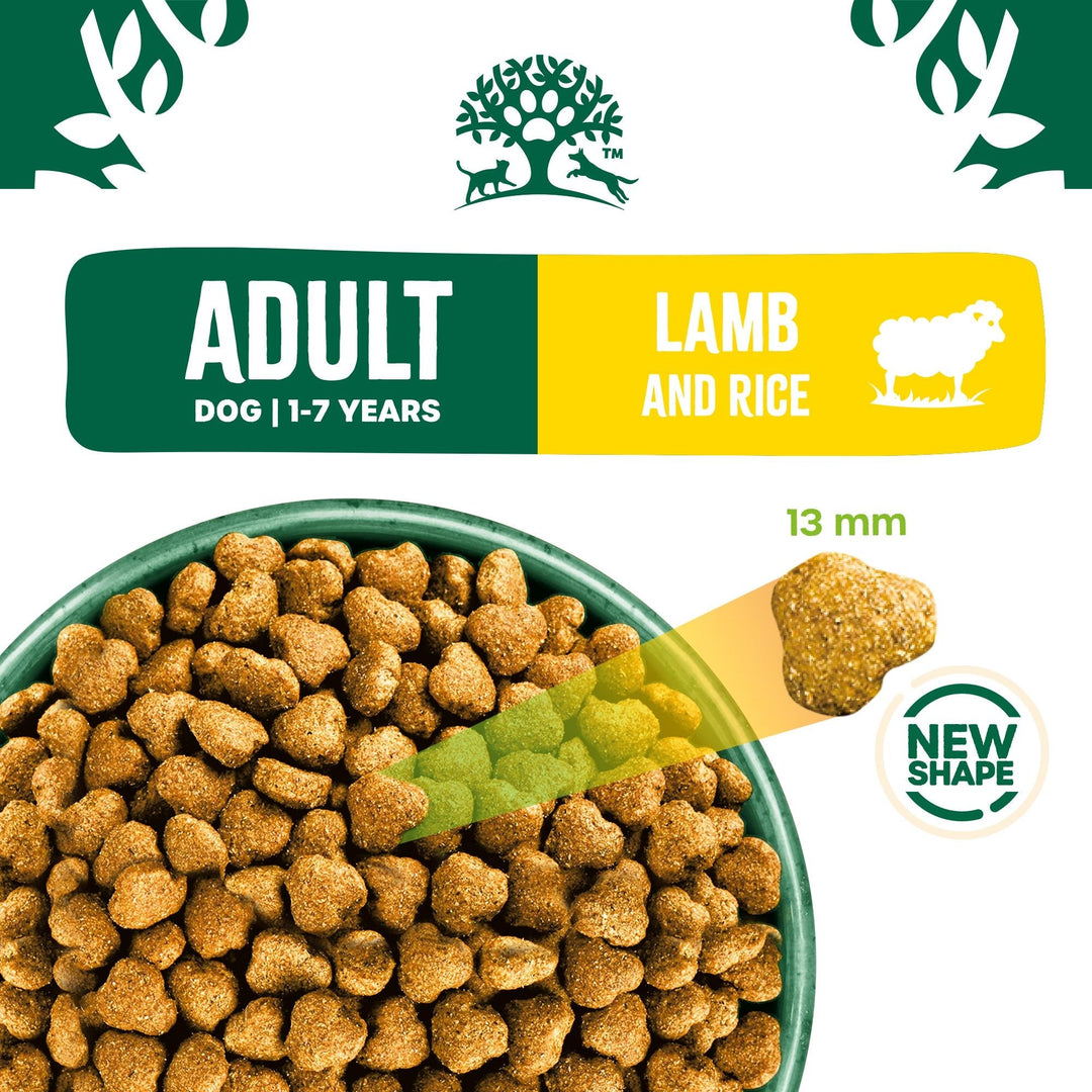 James Wellbeloved Adult Lamb & Rice kibble, 13mm