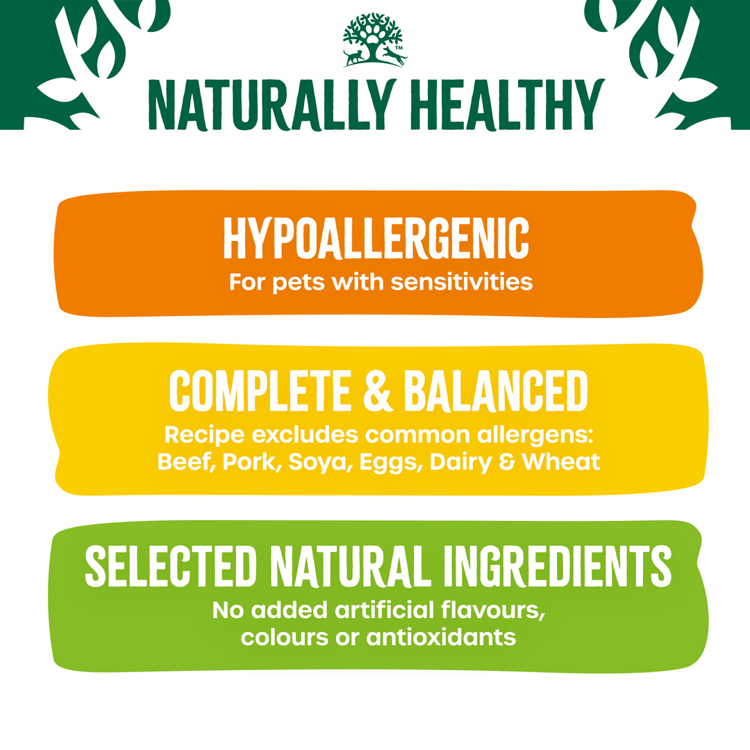 James Wellbeloved Adult Lamb & Rice: hypoallergenic, complete and balanced, selected natural ingredients