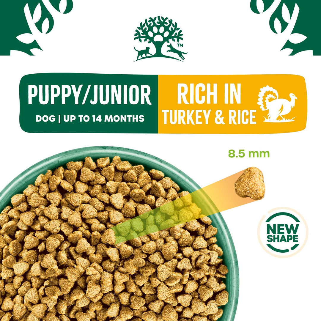James Wellbeloved Puppy Turkey & Rice kibble, approx. 8.5mm, for puppies up to 14 months