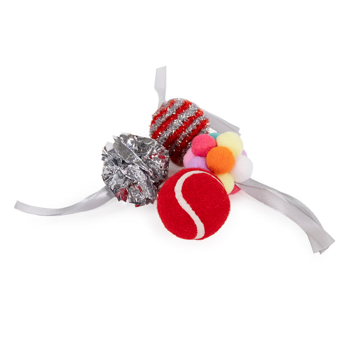 Cupid and Comet Festive Ball Gift Box (8PCS) 9CM
