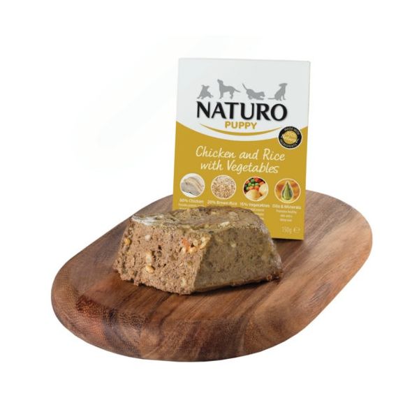 naturo chicken puppy food