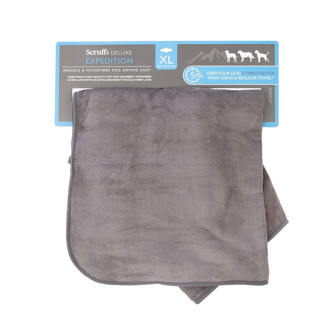 Scruffs Deluxe Drying Robe Grey
