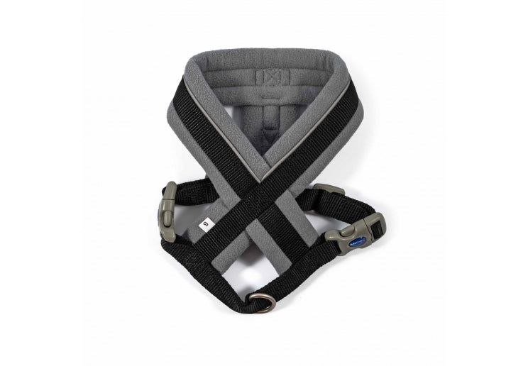 Ancol Viva Padded Dog Harness Black