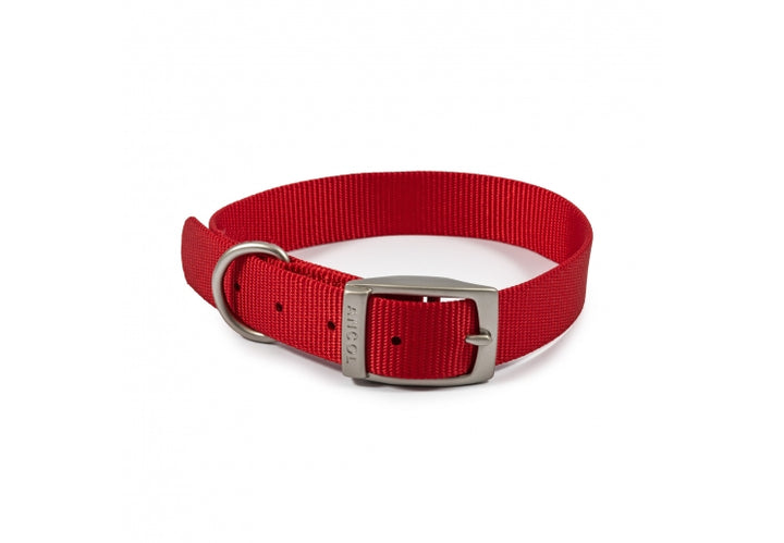 Ancol Viva Nylon Dog Collar Red