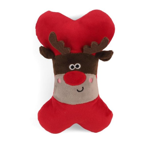 Squeaky RudyBone Dog Toy