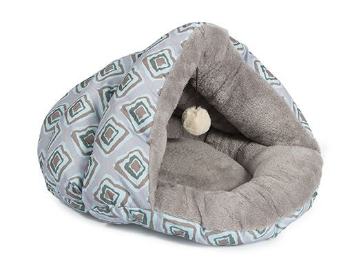 Cat Cave Bed With Toy 38cmx23cm