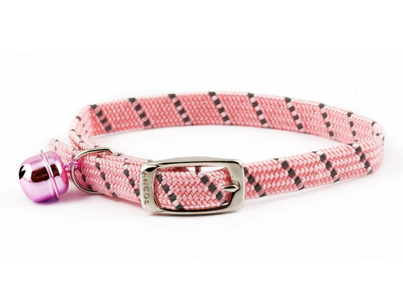 Reflective Softweave Pink Cat Collar