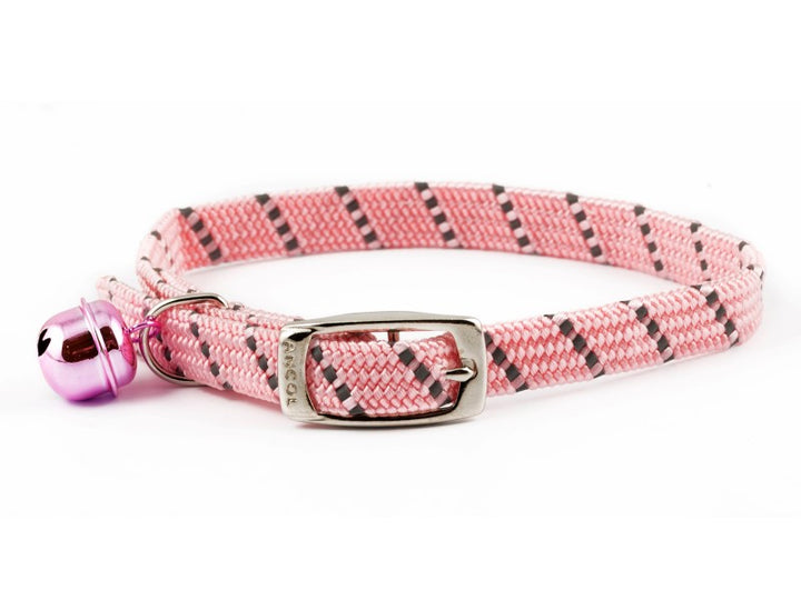 Reflective Softweave Pink Cat Collar