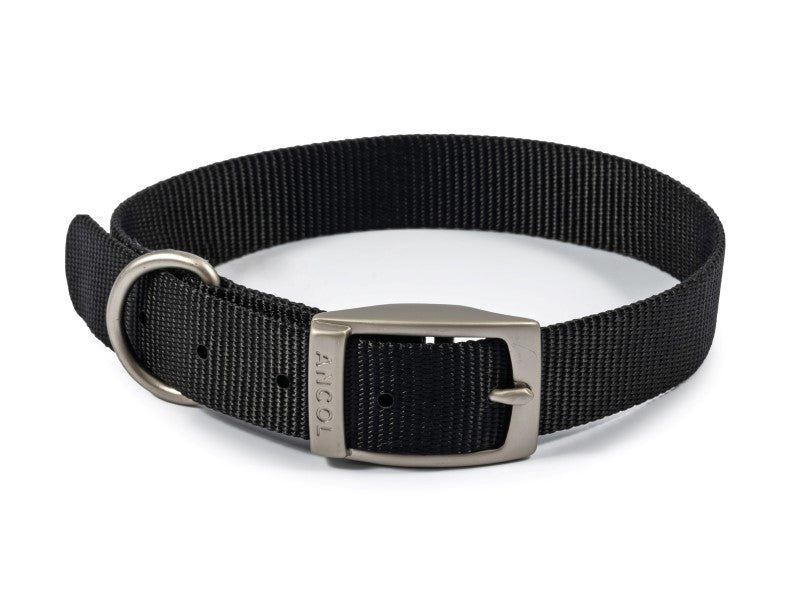 ANCOL S5 NYLON COLLAR 20 BLACK