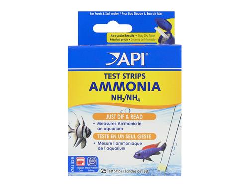 API Ammonia Test Strip - 25 Strips