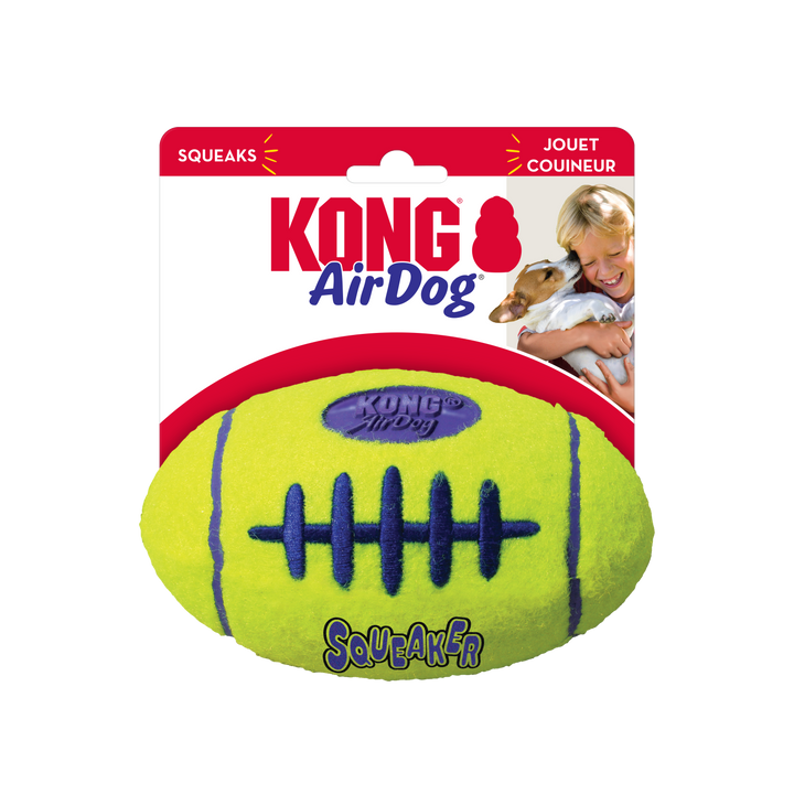 KONG Air Dog Squeaker Football