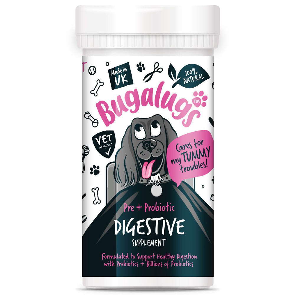Bugalugs Pre & Probiotic Digest Supplement for Dogs & Cats 80g