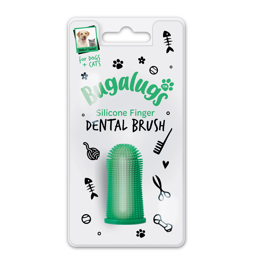 Bugalugs Finger Toothbrush for Dogs & Cats
