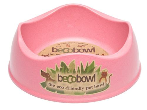 Beco Dog Bowl (Eco-Friendly) Pink