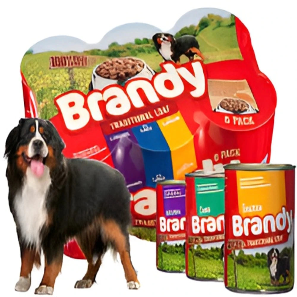 Brandy Wet Dog Food Variety 12 Pack