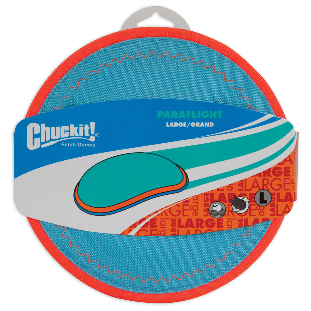 Chuckit! Paraflight Flying Disc Dog Toy – Large