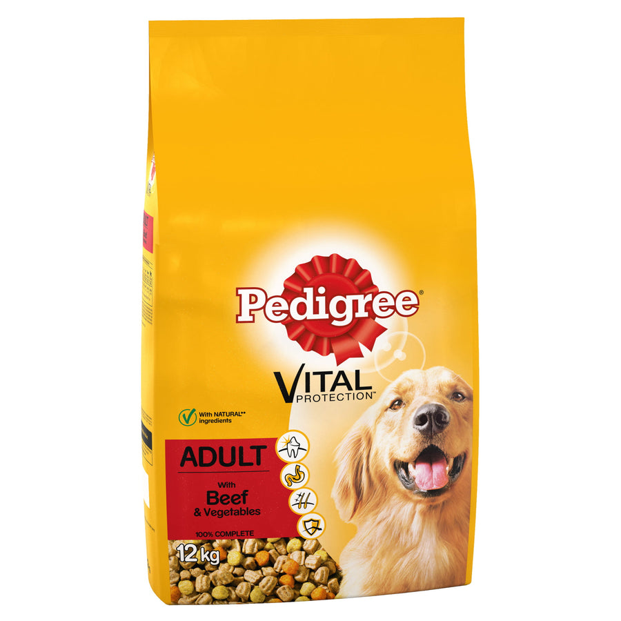 Pedigree Vital Adult Dog Food Beef