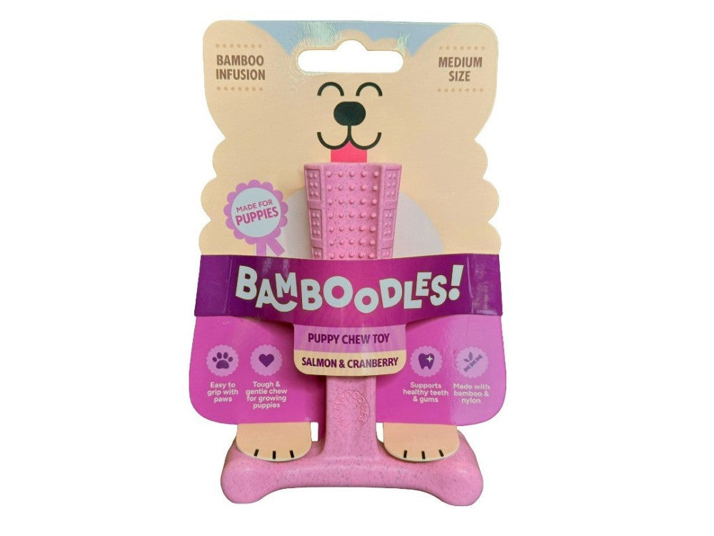 Bamboodles Puppy T-bone Salmon and Cranberry