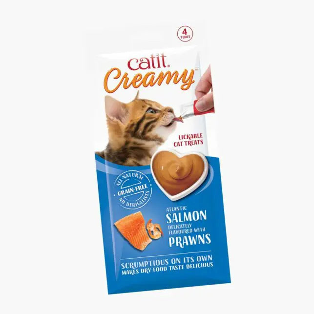 Catit Creamy Salmon & Prawn