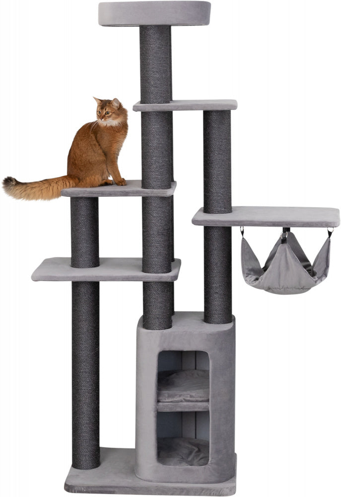 Cesare Cat Scratching Post (Grey) - PetWorld