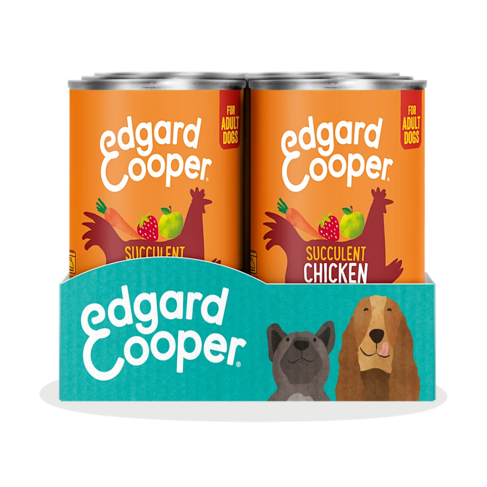 Edgard and Cooper Adult Tin Chicken & Turkey 400g