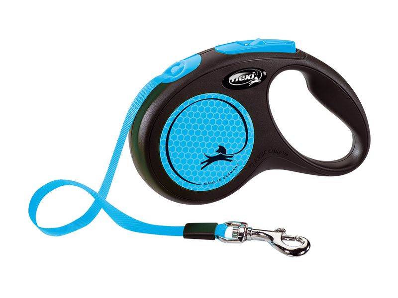Flexi Neon Retractable 5m Lead Tape Small