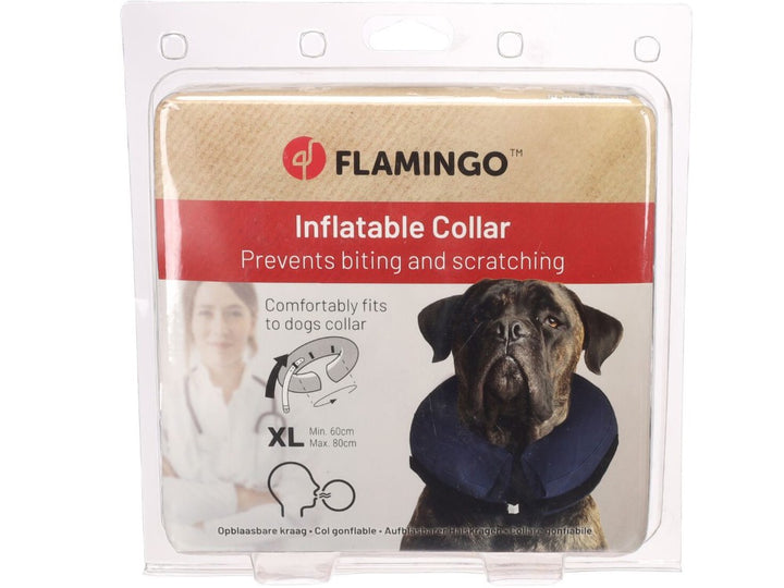 Flamingo Inflatable Dog Collar