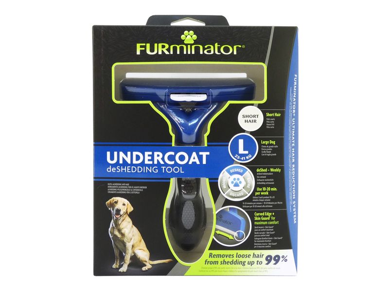 FURMINATOR DOG TOOL SHORT HAIR LARGE BLUE