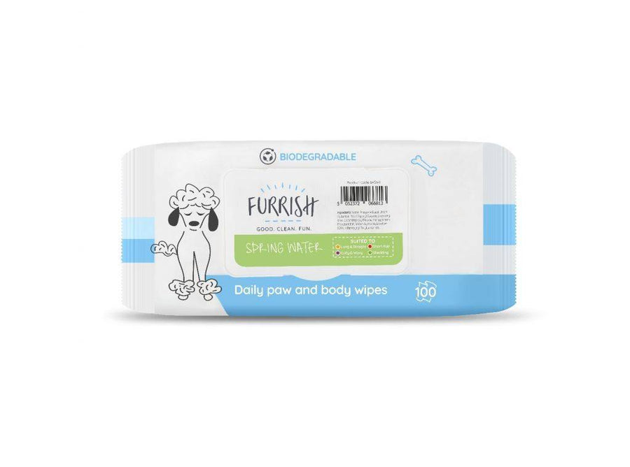 Furrish Bath Wipes - Spring Water