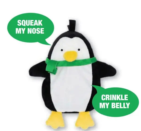 Raggy Penguin Dog Festive Plush Toy - PetWorld
