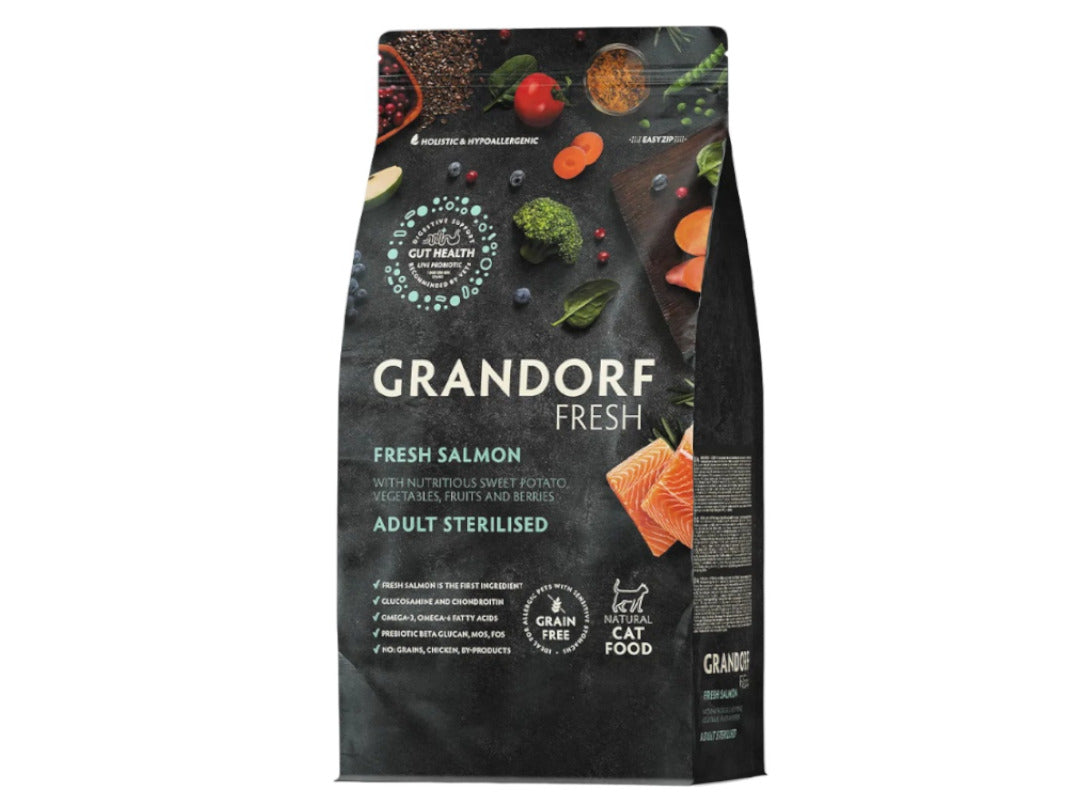Grandorf Grain Free Fresh Salmon For Sterilized Cats