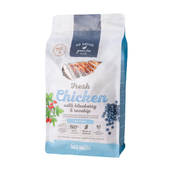 Go Native Chicken with Blueberry & Rosehip Kitten Food