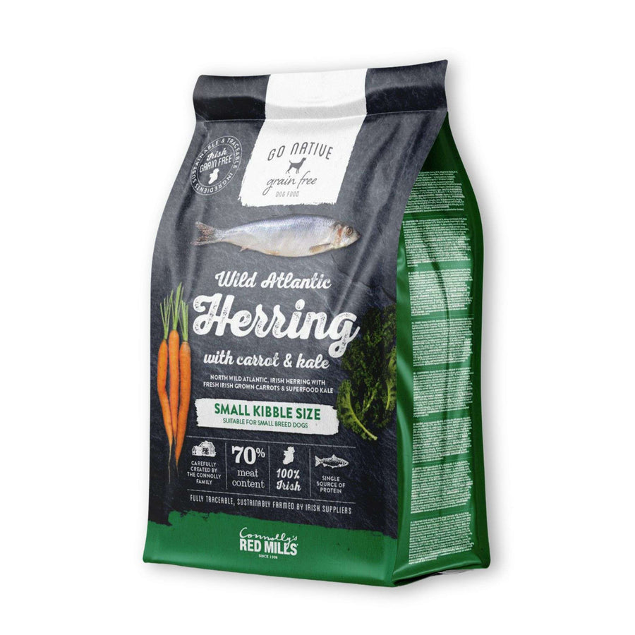 Red Mills Go Native Small Kibble Wild Atlantic Herring with Carrot and Kale dry dog food bag