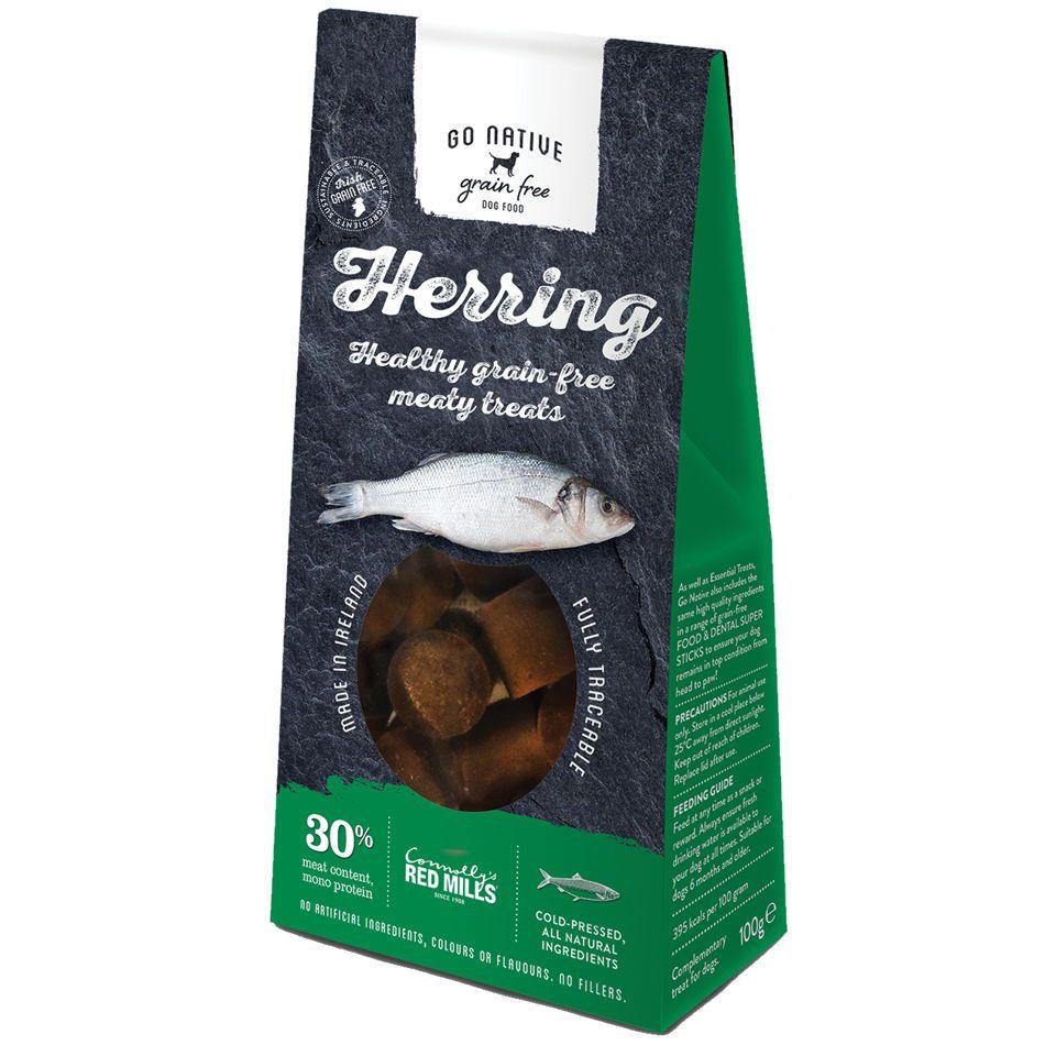 Go Native Dog Treats With Herring 100g - PetWorld