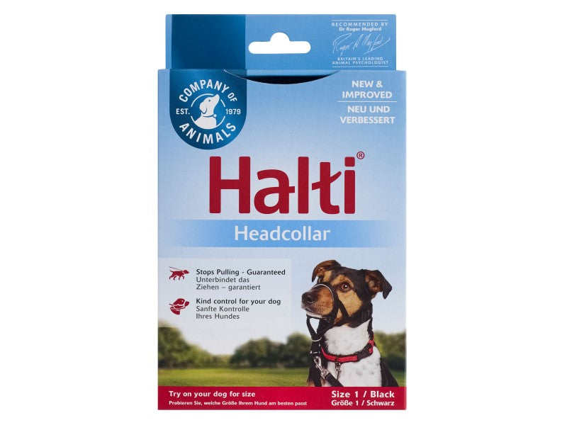 HALTI HEAD COLLAR BLACK SIZE 1
