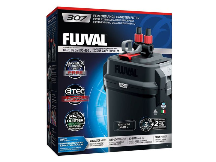 Fluval 307 External Filter – For Aquariums Up to 330L