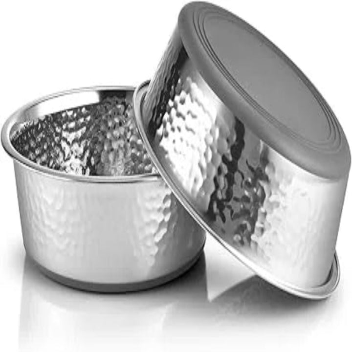Non-Slip Hammered rubber Bowl for Dog Food