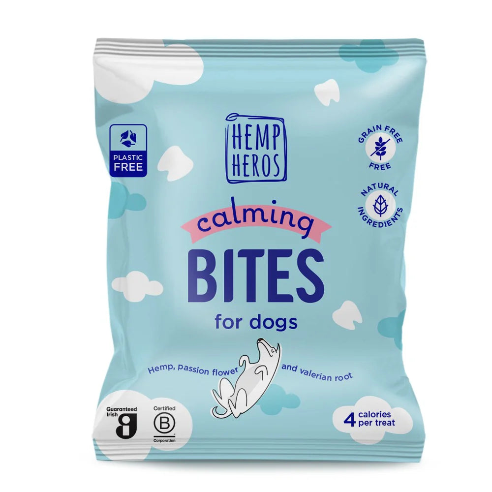 Hemp Heros Calming Bites for Dogs - Natural & Grain-Free 50g