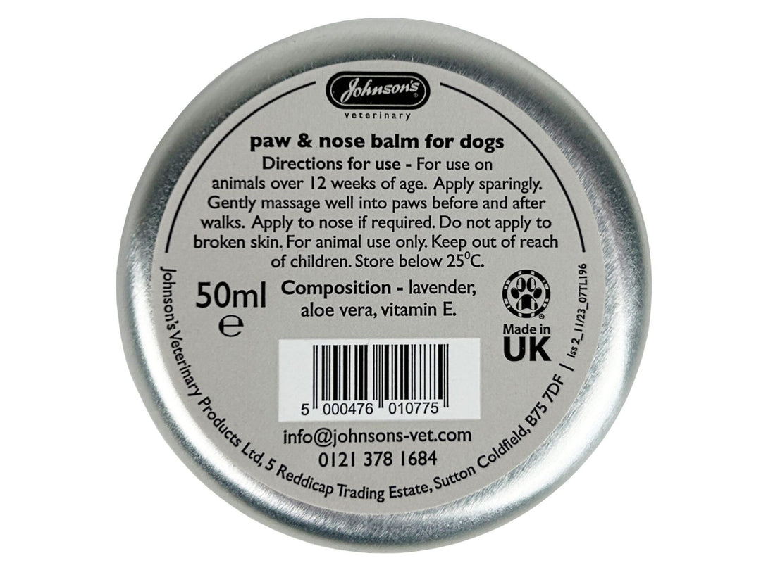 Johnsons Paw and Nose Balm 50ml