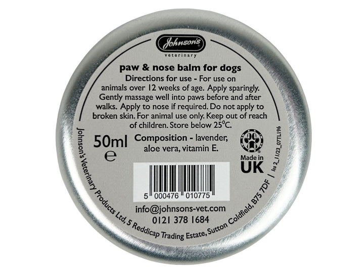 Johnsons Paw and Nose Balm 50ml