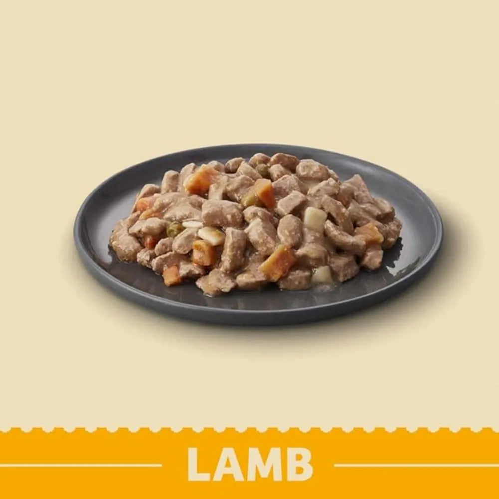 James Wellbeloved Grain Free Dog Food with Lamb texture 
