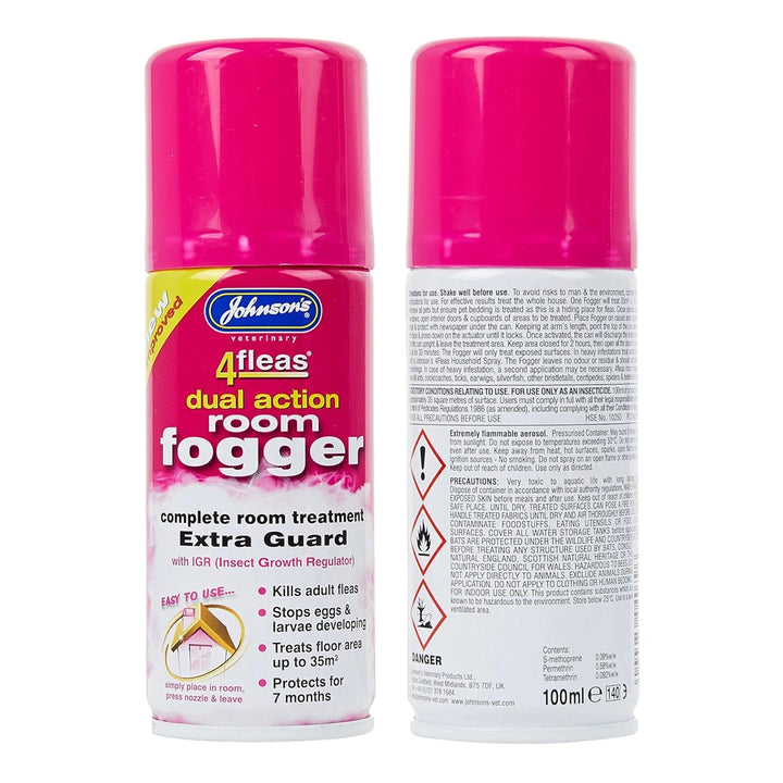 Johnsons 4Fleas Room Flea Fogger Twin Pack