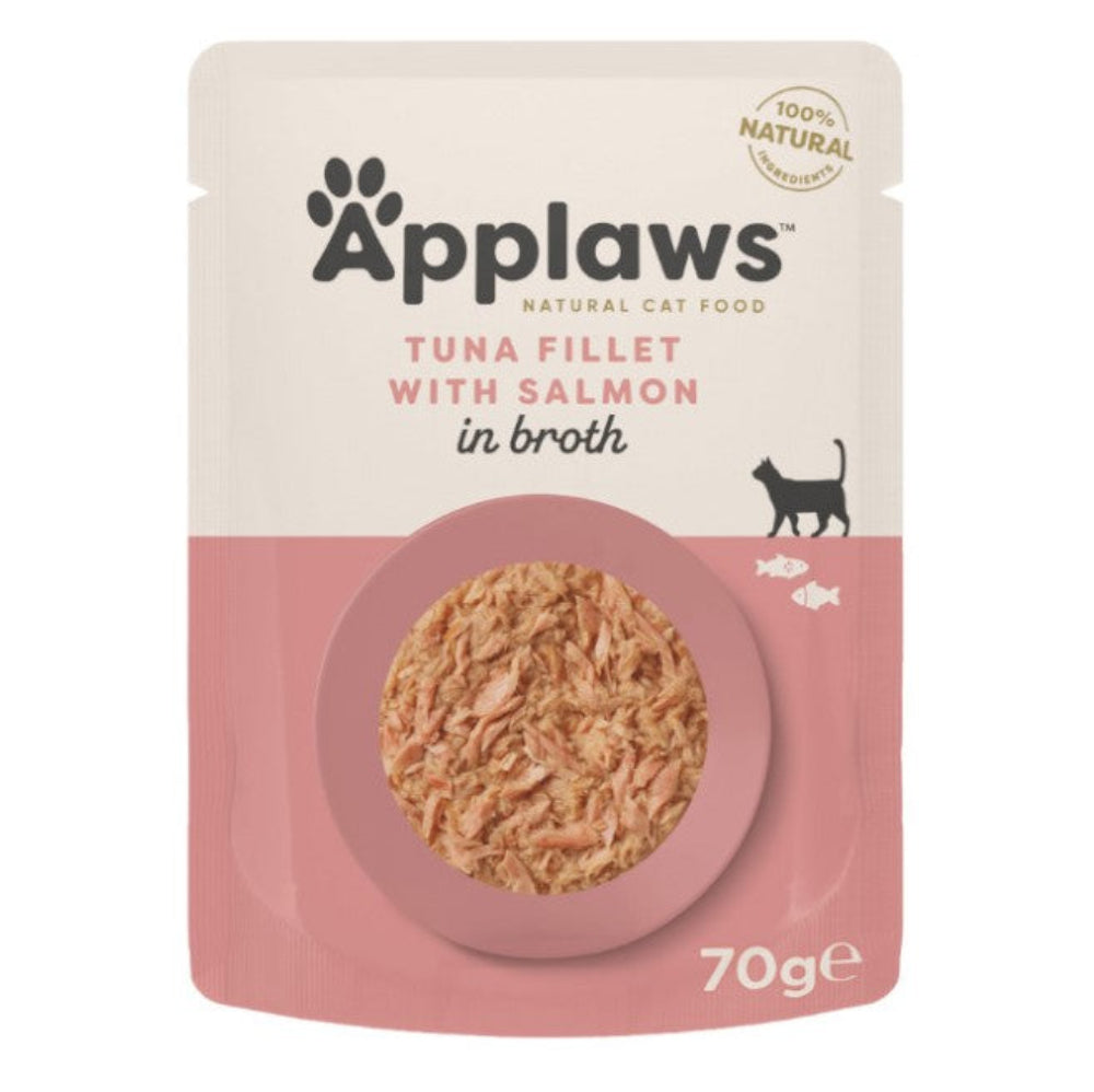 Applaws Pouch Tuna Fillet & salmon 70g