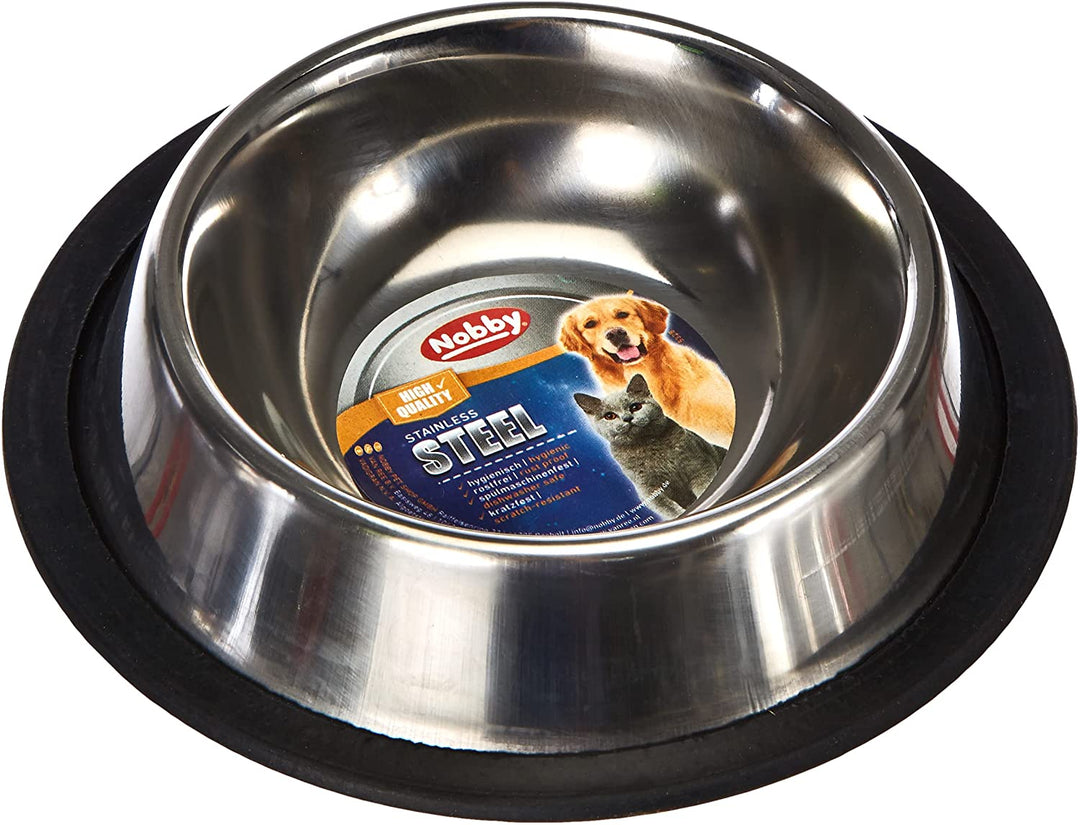 NOBBY stainless steel dog bowl 2.5lt