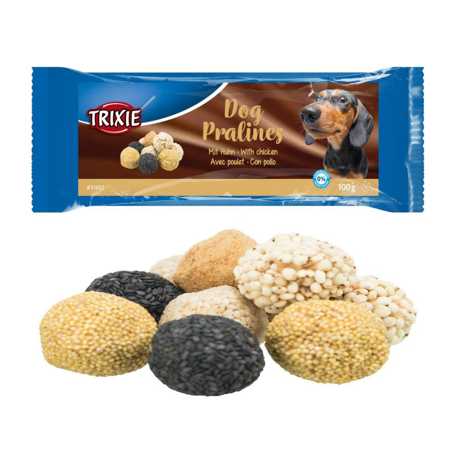 trixie dog pralines