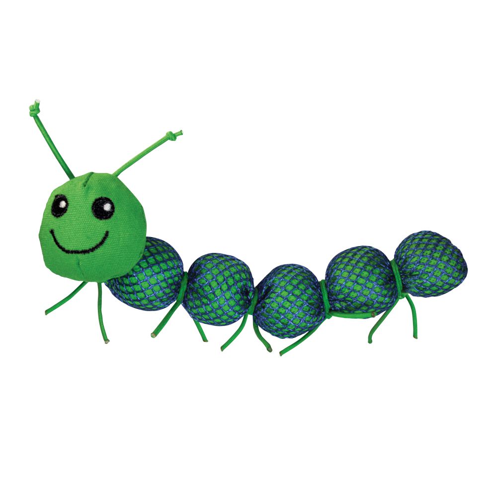 Nibble Critter Catnipillar cat toy