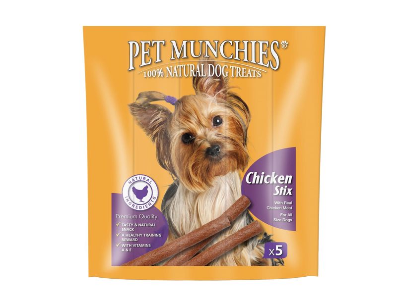 PET MUNCHIES CHICKEN STIX 50G