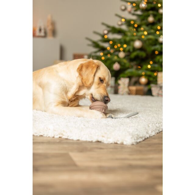 Trixie Christmas Rubber Bell with Rope