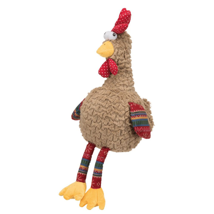 Trixie Rooster Plush Dog Toy 60cm, side view